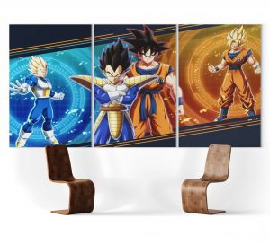 Tableau Dragon Ball Goku & Vegeta