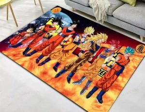 Tapis Dragon Ball Goku Évolutions