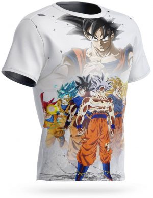 T-Shirt Dragon Ball Saiyan au Coeur Pur