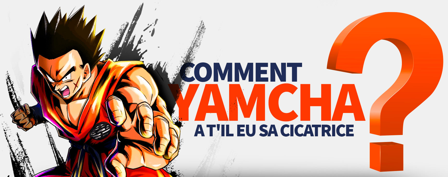 Yamcha cicatrice dans Dragon Ball