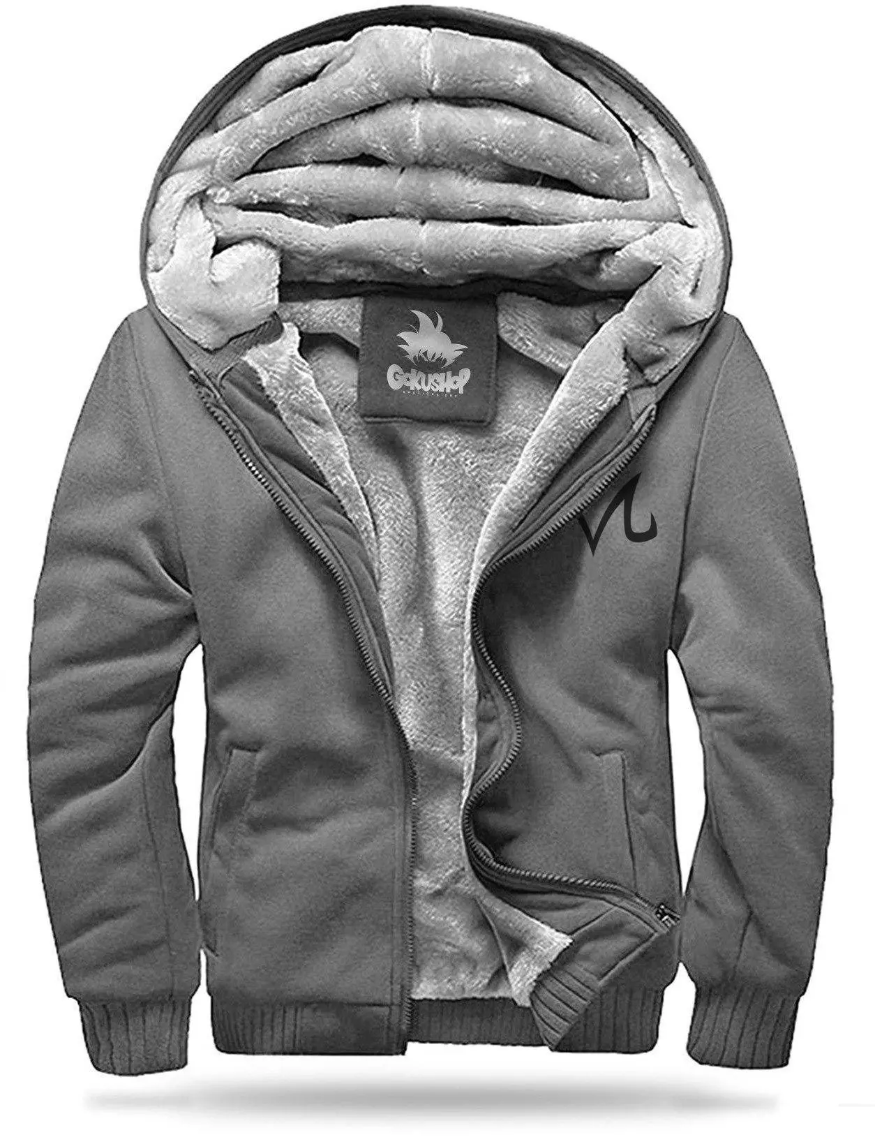Veste Polaire DBZ Majin (Gris) – Image 3