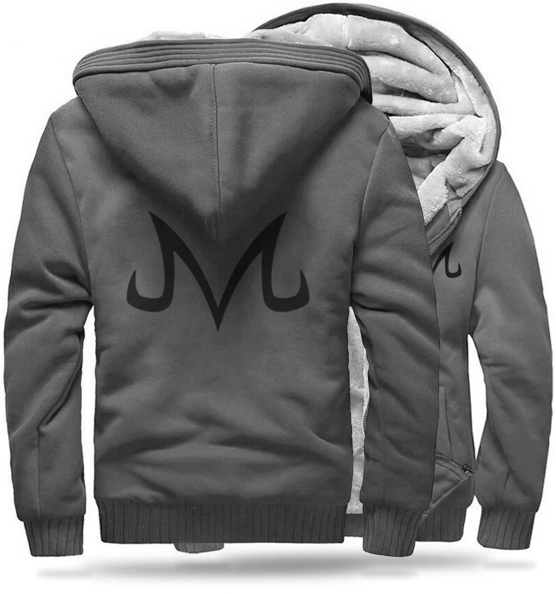 Veste Polaire DBZ Majin (Gris)
